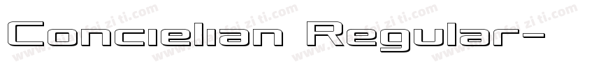 Concielian Regular字体转换